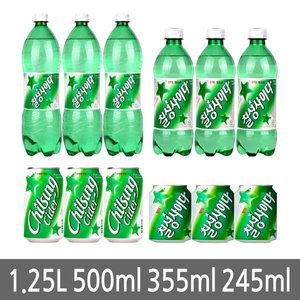칠성사이다/탄산음료 사이다/코카콜라 업소용1.25L/500ml/355ml