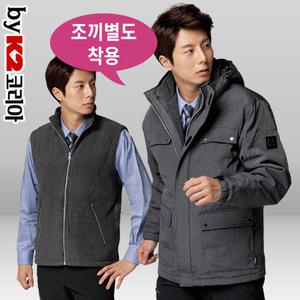 [조끼탈부착]LB2-F125 다기능자켓 3 in 1,겨울,방한,회사,공장,단체,근무복,작업복 K2 라이크빈