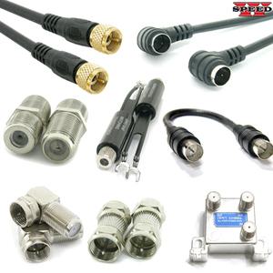 TV-안테나 연결선 동축케이블커넥터 TV분배기 안테나케이블 젠더 연장선