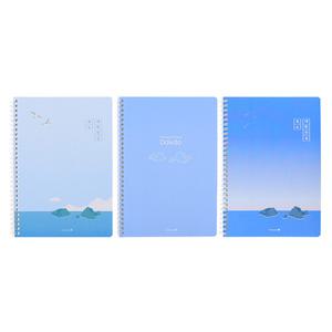 모닝글로리 2500 독도 IV 스프링노트(좌철)필기 유선 줄있는 공책 학생 중학 고등생노트-색상랜덤