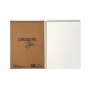 금성 크로키북 A4 200g 미색 스케치 드로잉북 그림