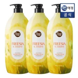 [샤워메이트] 옐로우 플라워 퍼퓸 바디워시 900g x 3개