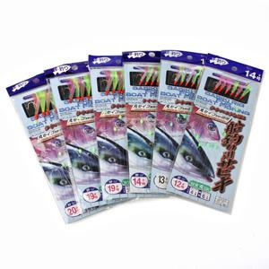 카드 채비 6단 반짝이어피 채비 우럭 볼락 고등어 전어 전갱이