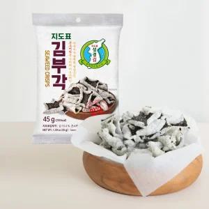  지도표성경김 콘소메맛 한입 김부각 45g 4봉