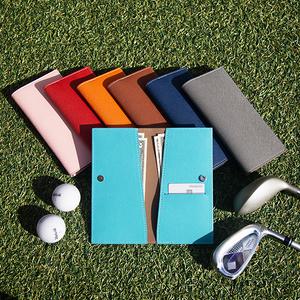 각인가능 오브리즈 사피아노 골프지갑 월렛 카드 선물용 가죽 심플한 선물 내기용