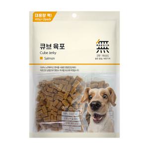 무마진 큐브 육포 연어 800g