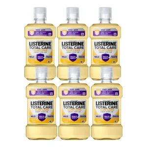 리스테린 토탈케어 검케어 마일드 250ml, 6개 + 증정(쿨민트, 100ml, 1개)
