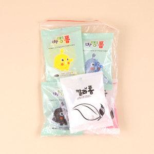 칼라폼 클레이 10g 5색 세트 컬러 클레이 점토놀이 지퍼백 소프트 소근육 촉감놀이