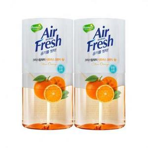 에어후레쉬 크리스탈워터 시트러스 오렌지 향 방향소취제 본품, 400ml, 2개 on