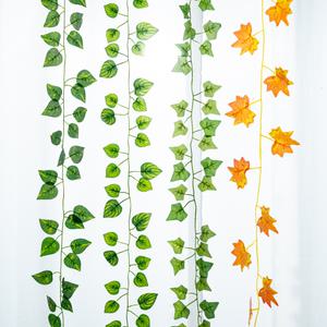 할메이드 생화같은 조화 꽃벽 행잉플랜트 천장 벽 장식 단풍 hc14 담쟁이넝쿨 4p