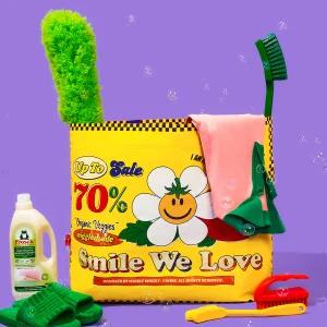 [위글위글] 타포린백 에코백 리유저블 쇼퍼백(L) - Super Market 387769