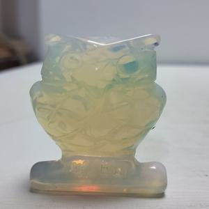 천연원석 오팔 보석 조각 부엉이 높이4.5cm 단초마을 골동품,수집품,도자기