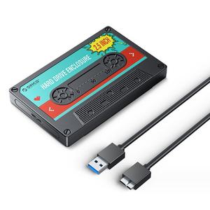 ORICO 외장 하드디스크 박스 PC 노트북용 USB 3.0 Sata 5Gbps 드라이브 인클로저 범용 테이프 하드 케이스