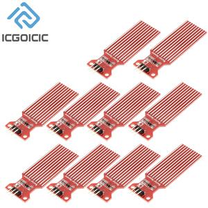 1-10개 세트 DC 3V-5V 비 수위 센서 모듈 감지 아두이노 DIY 호환 UNO MEGA 2560액체 표면 깊이