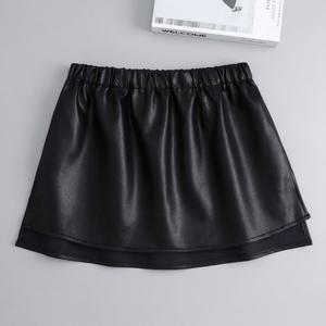 레이어드치마 가죽 티셔츠 빅사이즈여성의류 이너 스커트 밴딩 밴드 면 힙커버 남방 셔츠 블라우스 엉덩이 가짜 인조가죽 페이크 밑단커버