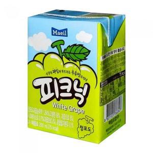 [셀러허브][매일유업] 피크닉 청포도 200ml x 24팩 (S10076160)