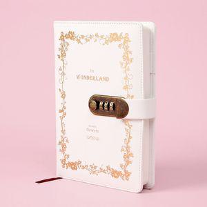 원더랜드 비밀번호 다이어리형 노트 잠금 일기장 비밀번호다이어리 잠금다이어리 A5다이어리