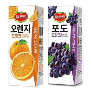 [NS홈쇼핑](로)델몬트 드링크팩190mlx48팩(A.오렌지 B.포도 택1)[34235918]