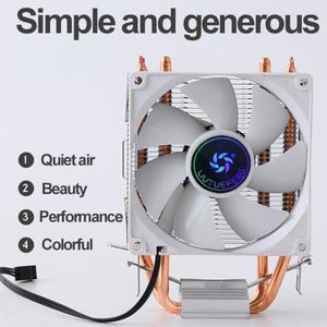 [PCstore]CPU 쿨러 3 핀 2000RPM 라디에이터 방열판 데스크탑 PC 케이스 냉각 팬 AMD/Intel LGA 1200/775/1