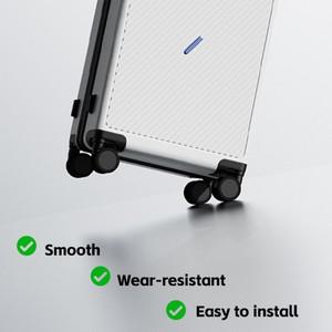 클레오스  American Tourister 85A 범용 휠에 적합 2PCS 바퀴 가방 수하물 액세서리 교체 예비 부품 음소거