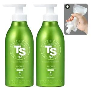 TS 올뉴 TS 샴푸 500g X 2EA + 샴푸 소분 파우치