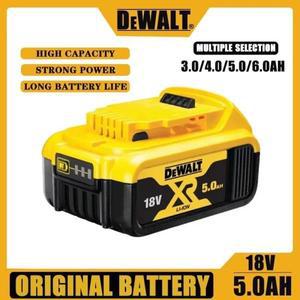 100% 오리지널 6Ah 18V  디월트 전동공구 배터리 DCB206 18V 5.0Ah 배터리 DCB206 18V 배터리 DCB205 DCB2