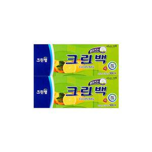 크린랩 뽑아쓰는 크린백 25cm35cm중형 100매 X 2개