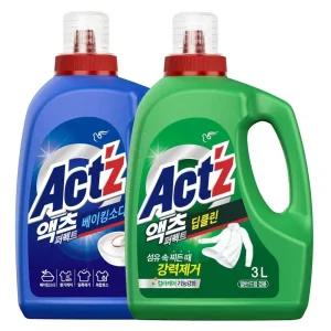 피죤 액츠 퍼펙트 세탁세제 용기 3L/리필/액체/세제/세탁/드럼용/액상/가루/분말/얼룩/제거/찌든/때/