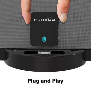 Fanxoo DockPro 블루투스 어댑터 5.0 보스 사운드독 JBL 소니 호환 야마하 스테레오  기타 아이폰 아이팟