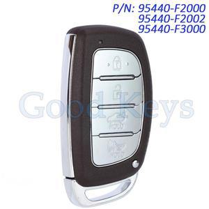 KEYECU 95440-F2000 현대 Elantra 용 스마트 원격 키 Fob 2016 CQOFD00120 434MHz