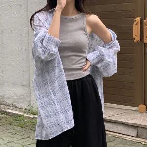 [코코블랑] 포지 린넨 루즈핏 셔츠