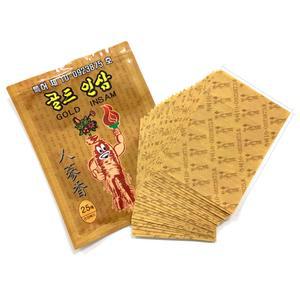 골드 인삼 손목 무릎 파스형식 패드 패치 25px10봉 근육뭉침 운동선수