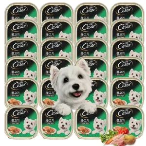 시저캔 불고기 100g X 24캔 강아지습식캔