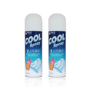 리빙굿 쿨 스프레이 220ml X 2개