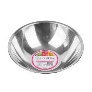 스텐 원형 믹싱볼 26cm 주방 조리 세척 대야 바가지/샐러드볼/양푼/스테인레스/야채볼/다용도/볼/스덴/믹스