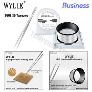 WYLIE Fix 0.004mm 고정밀 바인딩 플라잉 라인 200 길이 휴대 에 적합 CPU 포인트 수리 도구 세트