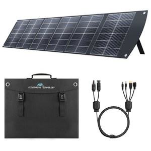 발전소용 에코소니크 200W 휴대용 태양광 패널, 접이식 및 경량 킥스탠드, USB-C PD3.0 USB-A QC3.0, MC4 발전기, RV, 캠핑 실외용 멀티 출력 장치