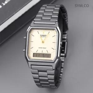 정품 AQ-230GG-9A CASIO 카시오 공용 디지털 메탈 시계 c36
