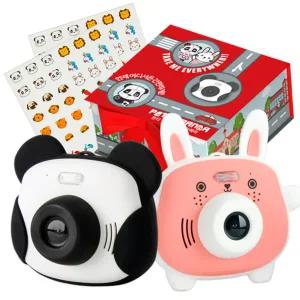 패치판다 디지털카메라 PC-03 판다 레트로 미니 추천 TF확장카드 MP3 플레이어 지원 스티커 스트랩 증정 19
