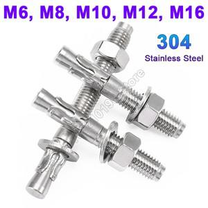 콘크리트앙카 앵커  스틸  나사 웨지 앵커 스루 볼트 차량용 수리 Gecko 수리   볼트 M6 M8 M10 M12 M16 1P