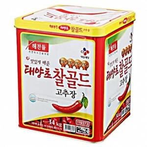 해찬들 태양초 고추장 찰골드 14KG