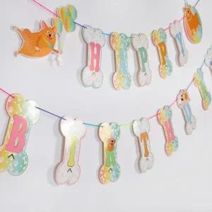 (강아지생일파티가랜드) 데코 축하 배너 장식 기념일