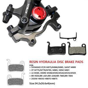 브레이크 부품MTB 자전거 브레이크 패드 1쌍, 디스크 세미메탈 HB-01 (줌 HB870 HB100, 시마노 M595 M775 M
