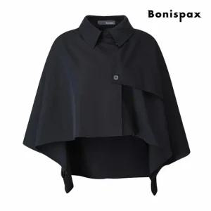 [보니스팍스] 트렌치 카라 케이프 자켓 (XP9JK003M0)