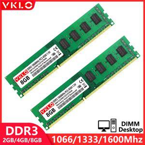 DDR3 2GB 4GB 8GB 데스크탑 메모리 RAM PC3 1066 1333 1600Mhz 1.5V 240Pin 8500 10600 12800 Intel 및 AMD 비 ECC DI Ram
