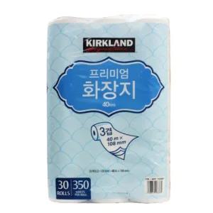 [2508CO(생활용품(위생용품))]KIRKLAND SIGNATURE 프리미엄화장지 3겹 40M X 30롤 천연펄프