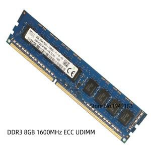 하이닉스 DDR3 8GB 1600MHz PC3L 12800E 2Rx8 순수 ECC 워크스테이션 RAM 버퍼링되지 않은 서버 메모리