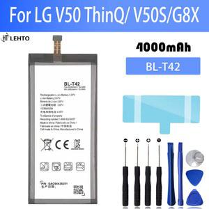 LG V50 ThinQ V50S/G8X 배터리 + 무료 도구용 100% 새 원본 BL-T42