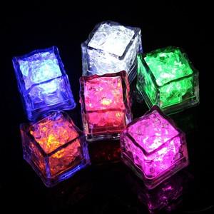 무드등 줄조명 인테리어 간접 LED 무선 조명등 수면 우주빔 램프 1Pc 다채로운 LED 아이스 큐브 빛 방수 아