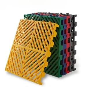 세차 바닥 매트 접합 40X40cm 플라스틱 배수 블럭깔판